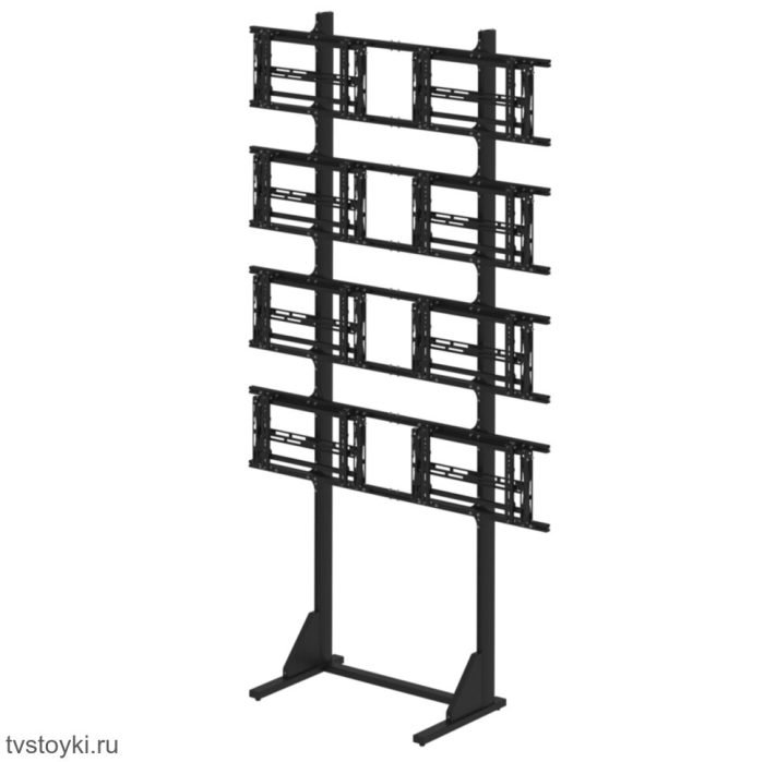 Каркас напольный для видеостены 2x4, полного выдвижения push-out — изображение 1